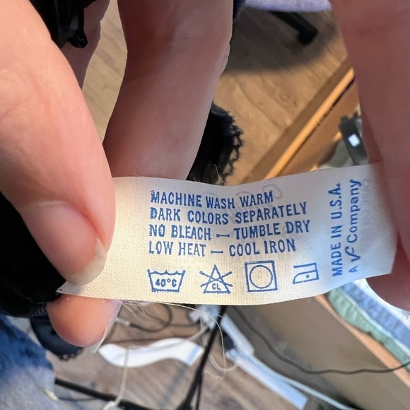 VNTG Vanity Fair Black Satin Slip Dress / Nightgown - Picture 8 of 8